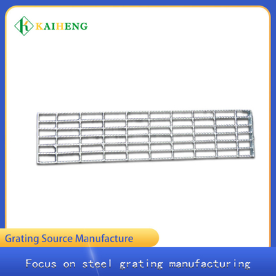 Baja Galvanis Bergerigi Bar Grating Grid Untuk Pabrik Limbah