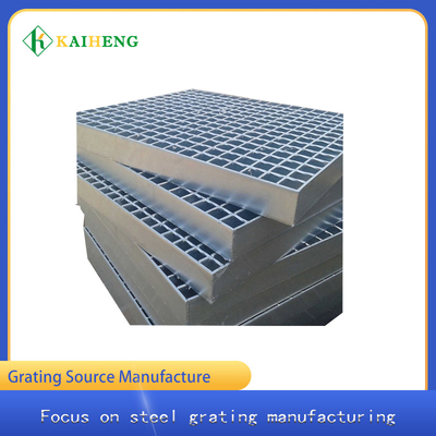 Silver Heavy Duty Steel Grate Galvanized Steel Walkway Grid
