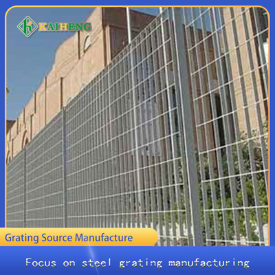 Road Railway Outdoor 1 Inch Wire Mesh Metal Grate Anggar Dengan Penyemprotan Plastik