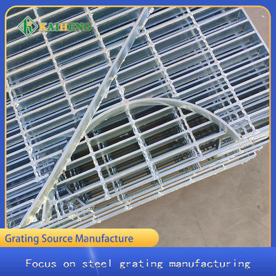 19w4 Hot Dip Galvanized Metal Grid Plate Untuk Penutup Parit
