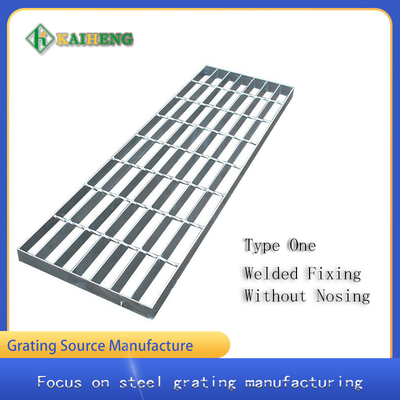 30mm Bearing Bar Pitch Steel Grate Stair Tapak Metal Grate Steps