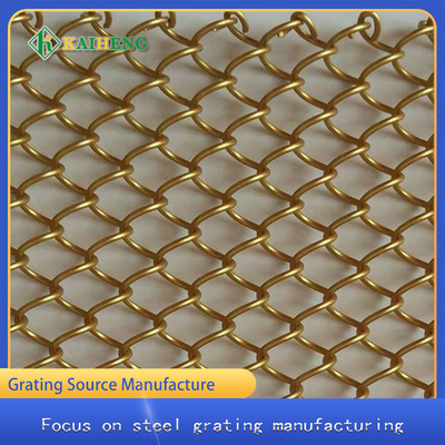 OEM High Grade Dekoratif Wire Mesh Net Untuk Dinding Eksterior Cladding