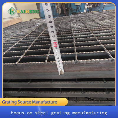 8m Panjang Span Toothed Steel Grating Proses Pengelasan Press Disesuaikan