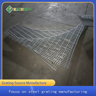 Oem Galvanized Metal Grid Mild Steel Grating Untuk Bangunan Kilang