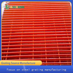 Tahan Panas Insulated Painted Steel Metal Grating Untuk Industri