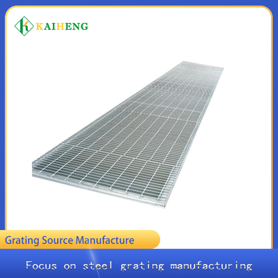 Grid Grate Baja Tugas Berat yang Disesuaikan Non Slip Metal Grating