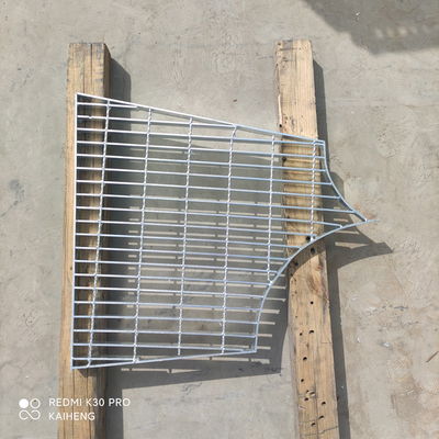 OEM Round Galvanized White Metal Grid Steel Grating