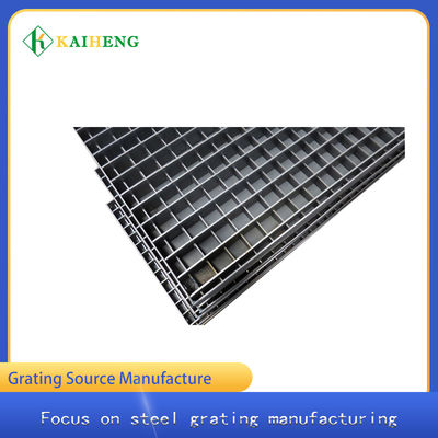 ISO9001 Plug In Steel Metal Grating Galvanized Grid Untuk Teknik Konstruksi