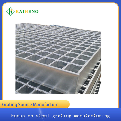 Grid Grate Baja Tugas Berat yang Disesuaikan Non Slip Metal Grating