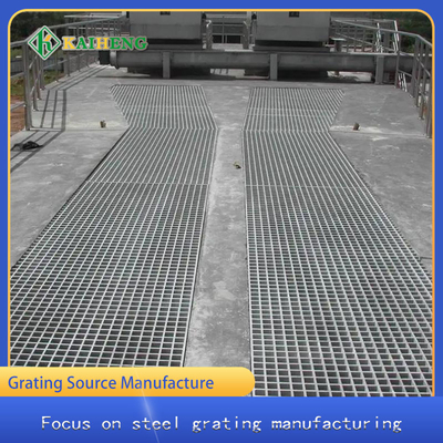 Q235 Bar Grating Logam Baja Karbon Rendah Untuk Platform Pembangkit Listrik