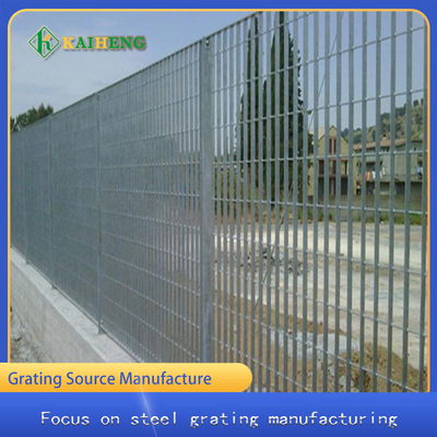 Road Railway Outdoor 1 Inch Wire Mesh Metal Grate Anggar Dengan Penyemprotan Plastik