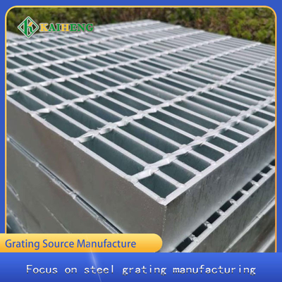 High Bearing Heavy Galvanized Metal Grid Steel Grating Untuk Jalan Kaki