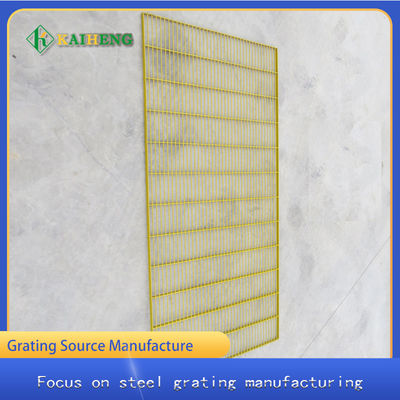Plastik Mencelupkan Baja Karbon Galvanized Walkway Mesh Metal Grid