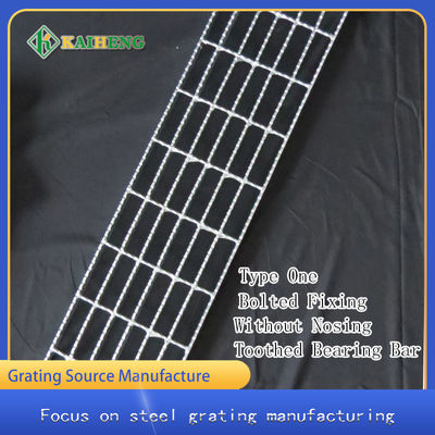 Non Slip Steel Grate Stair Treads Ladder Step Plate