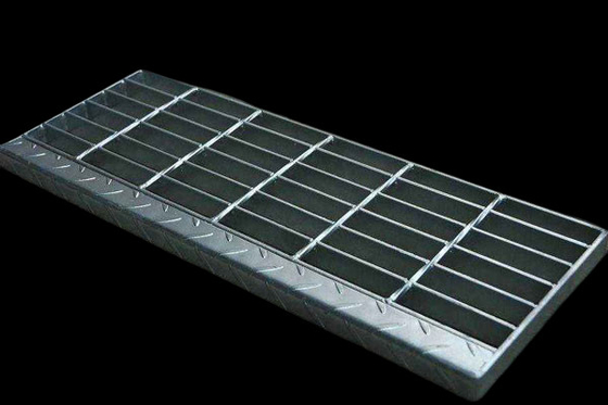 T3 Steel Grate Stair Tapak Hot Dip Galvanized Grating Steps