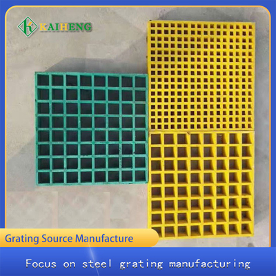 Disesuaikan FRP Moulded Grating Fiberglass Walkway Mesh Untuk Breeding Ground