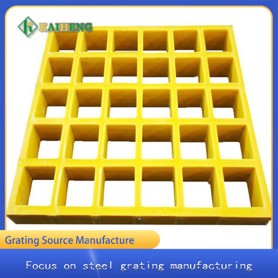 High Bearing FRP Moulded Grating Flooring grill Untuk Toko Kecantikan Mobil