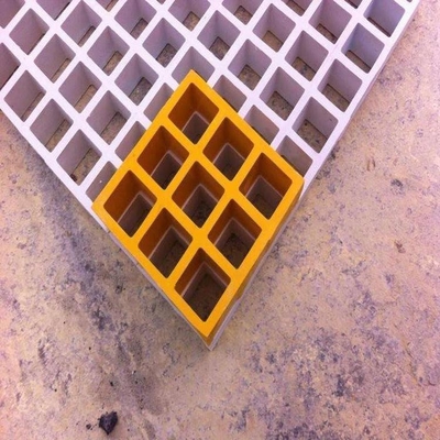 High Bearing FRP Moulded Grating Flooring grill Untuk Toko Kecantikan Mobil