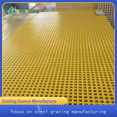 Fiberglass Plastic FRP Moulded Grating Grille Cage Floor Untuk Pembibitan Unggas