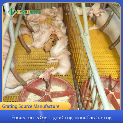 Fiberglass Plastic FRP Moulded Grating Grille Cage Floor Untuk Pembibitan Unggas