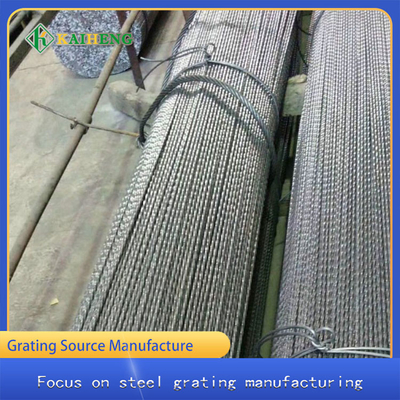 Metal Galvanized Twisted Wire Carbon Steel Q235 Untuk Fabrikasi Plat Baja