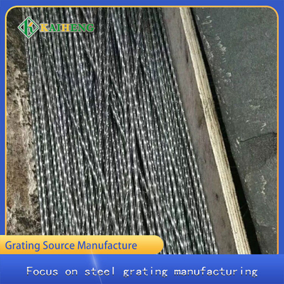 Metal Galvanized Twisted Wire Carbon Steel Q235 Untuk Fabrikasi Plat Baja
