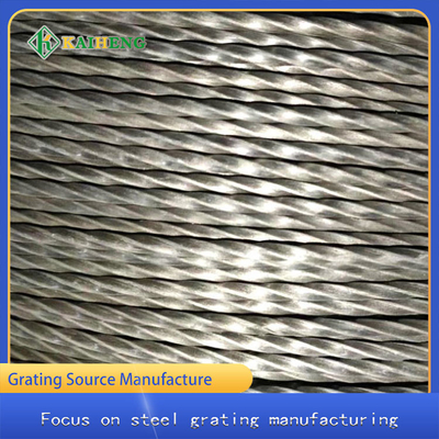 Metal Galvanized Twisted Wire Carbon Steel Q235 Untuk Fabrikasi Plat Baja