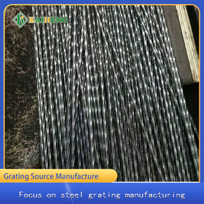 Metal Galvanized Twisted Wire Carbon Steel Q235 Untuk Fabrikasi Plat Baja