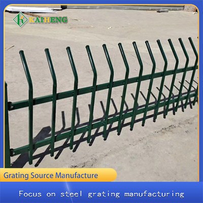 Zinc Alloy Bending Community Park Lawn Garden Edging Pagar Berbentuk U