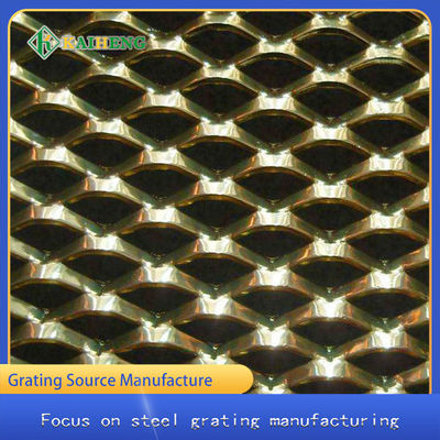 Diamond Aluminium Plate Mesh Net Untuk Dekorasi Arsitektur