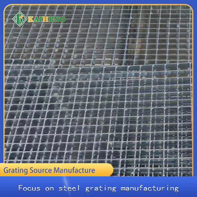 Hot Dip Galvanized Iron Steel Metal Grating Untuk Pabrik Struktur Baja Polysilicon