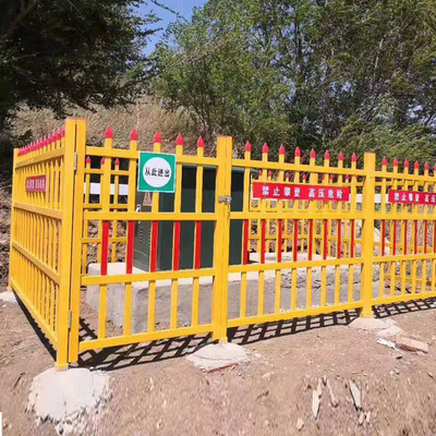 Insulated Welded Mesh Fencing FRP Guardrail Untuk Power Box Transformer