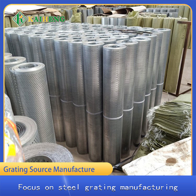 Dekoratif Punching Putaran Pelat Aluminium Membungkam Mesh