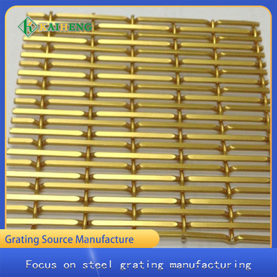 Cincin Dekoratif Aluminium Door Curtain Chain Mesh Disesuaikan